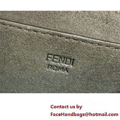Fendi C Com Small bag in Brown FF jacquard fabric 2023
